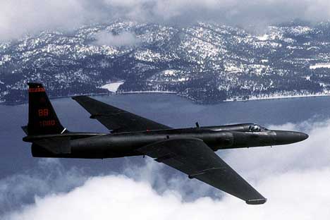 飛行中のU-2　写真提供：wikipedia.org