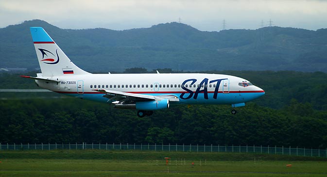 サハリン航空によると、新会社の名称はまだ定まっていない。＝Press Photo撮影