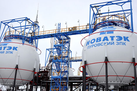 ロシア最大の独立系天然ガス生産・販売会社「ノバテク」は近々、「ヤマルLNG」プロジェクトの投資家探しを終える＝タス通信撮影