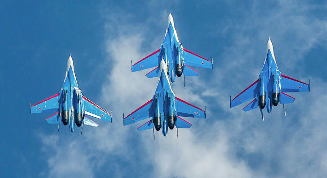 8月27日から9月1日にかけて、モスクワ近郊のジュコフスキー空軍基地で、第11回国際航空ショー「MAKS-2013」が開催された　写真提供：ロシア国防省 / mil.ru