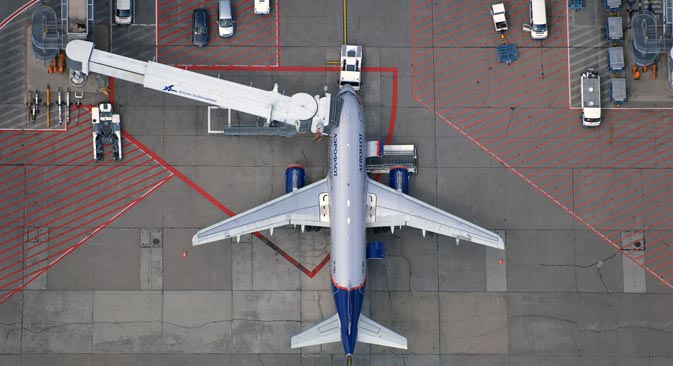 ロシア市場のLCC需要を満たすのは、航空大手「アエロフロート」の格安航空子会社「ドブロリョート」＝DPA/Vostock Photo撮影