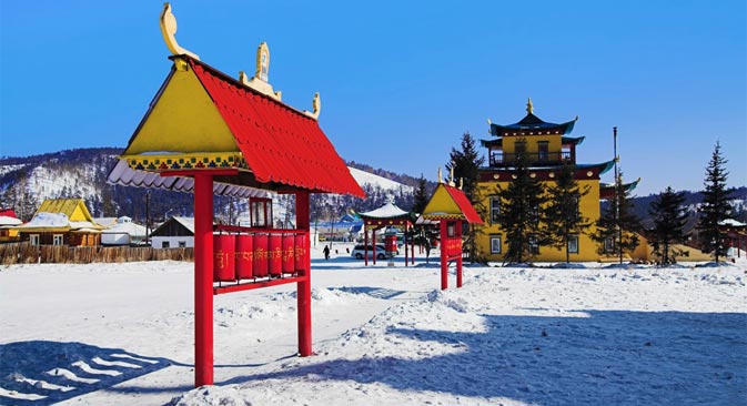 シベリアの奥座敷ウラン・ウデは、ロシアの仏教の中心として知られる＝Legion Media撮影