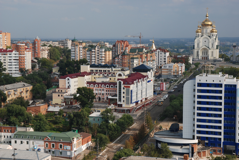 Khabarovsk is one of the biggest cities in the Russian Far East. 