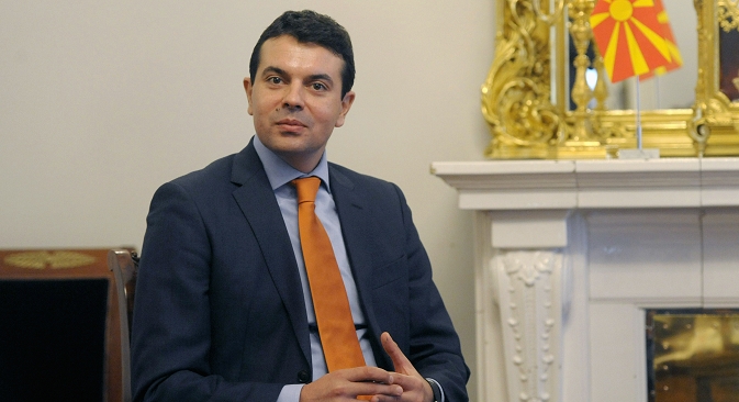 Министерот за надворешни работи на Република Македонија Никола Попоски. Извор: Reuters.