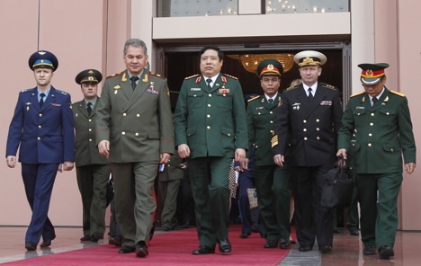 Посетата на Сергеј Шојгу расчисти многу работи во заемните односи помеѓу Русија и Виетнам. Извор: Reuters.