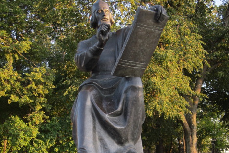 Споменик на Андреј Рубљов во Владимир. Фотографија: Petr Adam Dohnálek