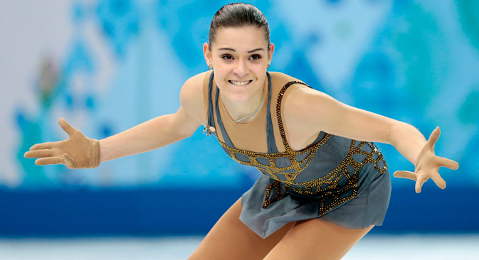 Аделина Сотникова, нов олимписки шампион. Извор: AP