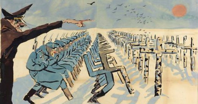 Хитлеров поход на Исток завршава се уништењем нацистичке војске: совјетски постер из времена Великог отаџбинског рата 1941-1945.
