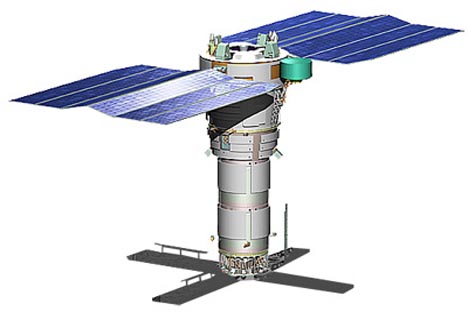 Сателит „Лотос-С“. Илустрација из слободних извора.