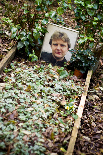 Гроб Александра Литвињенка у Лондону. Фотографија: Peter Pelisek.