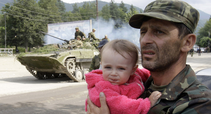 После петодневних борбених дејстава у августу 2008. руска армија је потиснула грузијску војску из региона. Извор: Reuters.