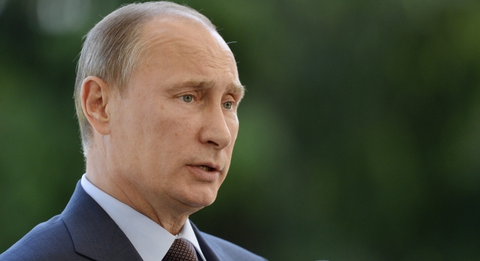 Владимир Путин: Ми штитимо норме и принципе међународног права. Извор: AP.