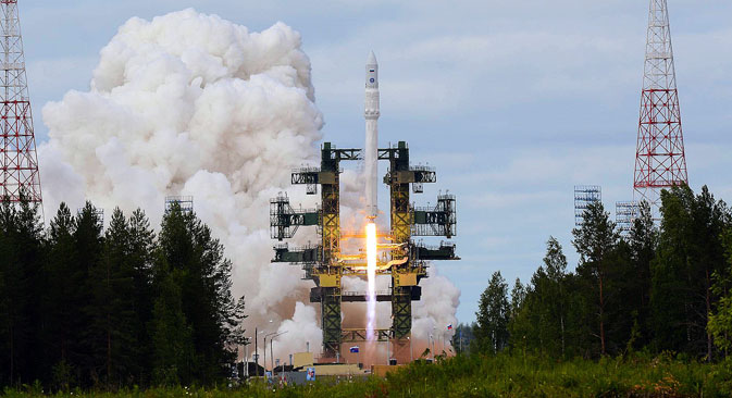 Сада Русија може да лансира сателите свих типова у ниску и високу геостационарну орбиту без сагласности Казахстана, на чијој се територији налази космодром „Бајконур“. Извор: РИА „Новости“.