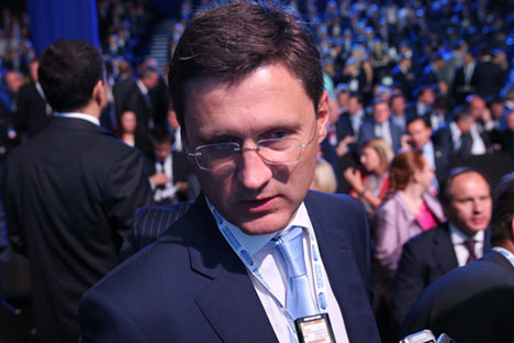 Министар енергетике РФ Александар Новак на форуму Сочи-2014. Извор: ИТАР-ТАСС.