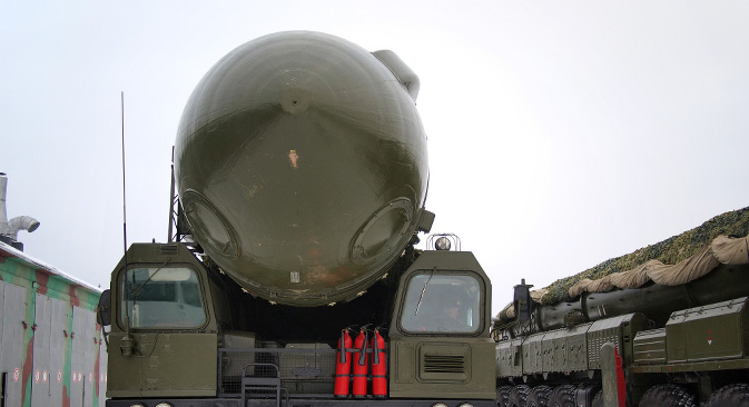 Prema novoj redakciji Vojne doktrine Rusije, zemlja zadržava pravo upotrijebiti nuklearno oružje kao odgovor. Na slici: Topolj-M. Izvor: ilya / flickr.com.