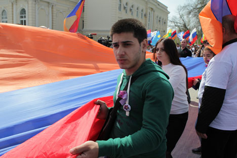 Commemorating victims of the 1915 genocide of the Armenians in the Ottoman empire. Source: PhotoXPress