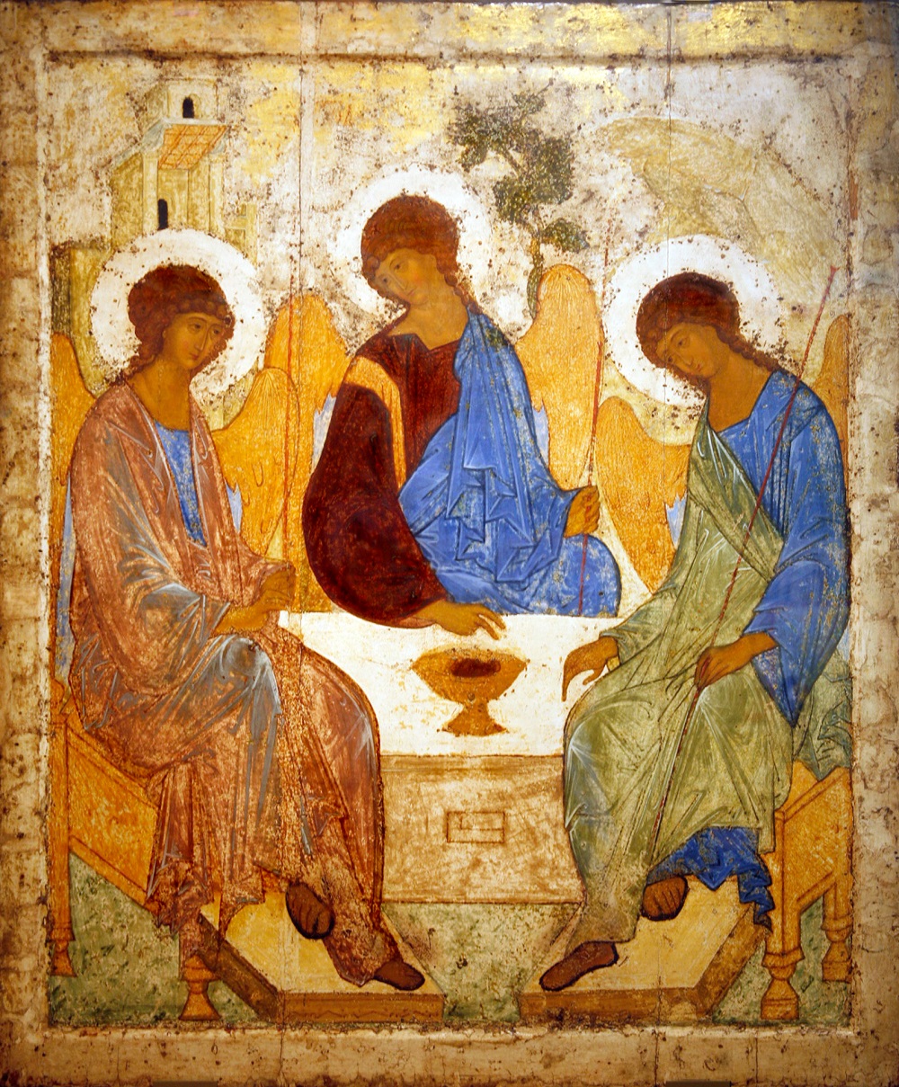But his fame rests mostly on his restoration work. Were it not for him, we would probably have lost Andrei Rublev's legendary "Trinity" icon. 