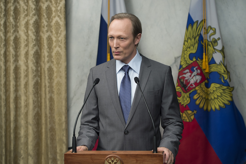 Ruski predsednik Viktor Petrov (serija Hiša iz kart).