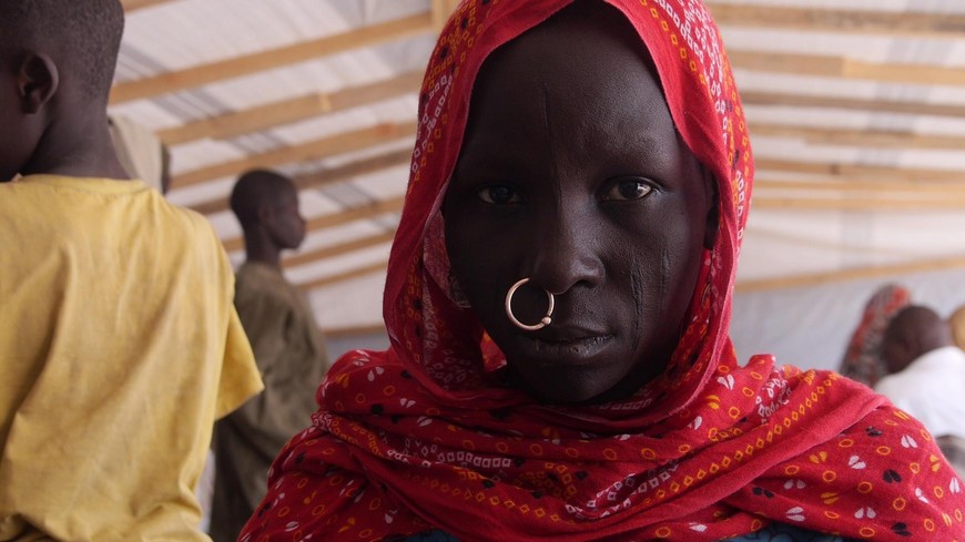 Boko Haram survivor camp in Chad