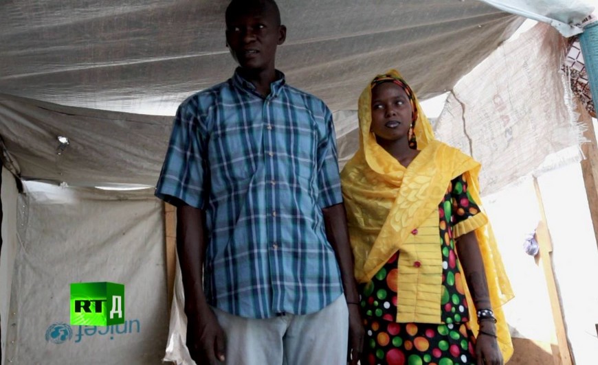 Boko Haram survivor camp in Chad