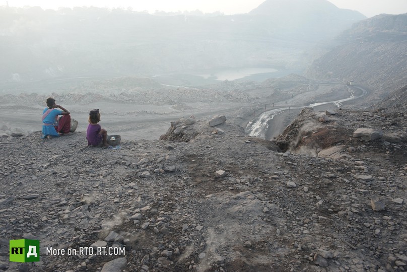 Coal pollution Jharia