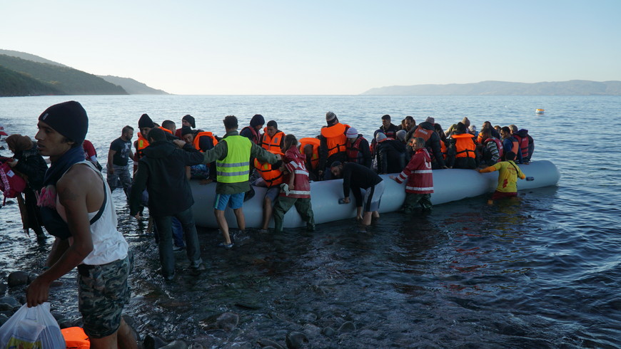 Mediterranean migrant crisis in Lesbos and Clowns Without Borders
