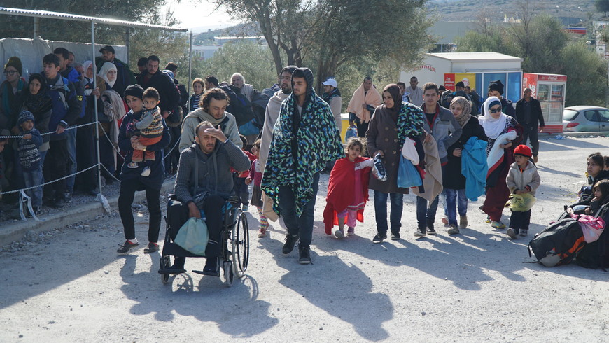 Mediterranean migrant crisis in Lesbos and Clowns Without Borders