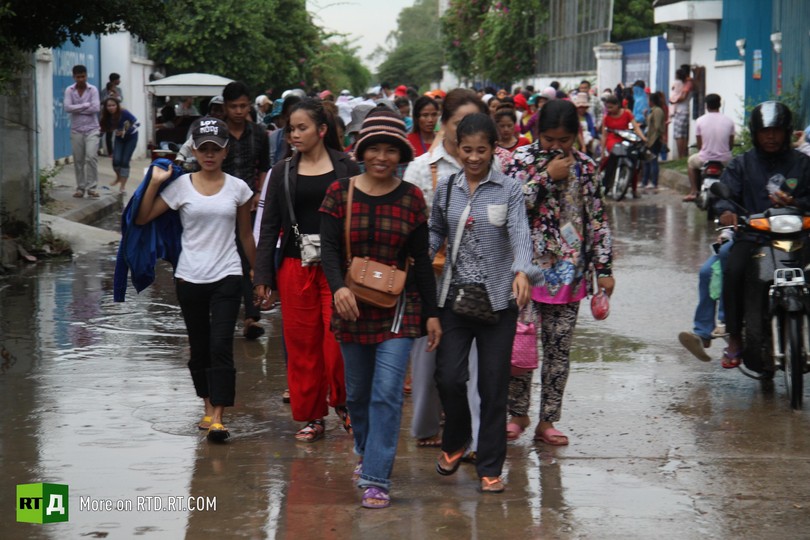 Cambodia garment industry workers' exploitation