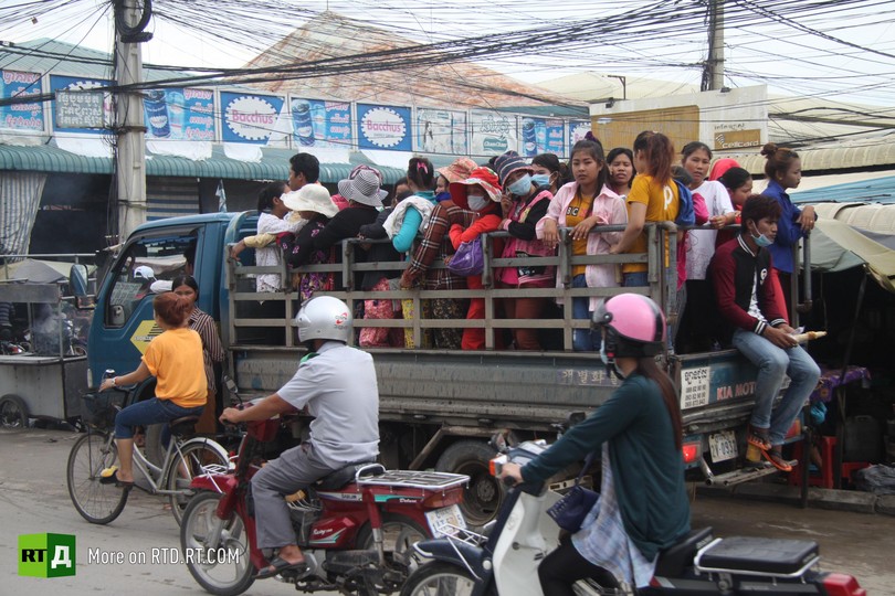 Cambodia garment industry workers' exploitation