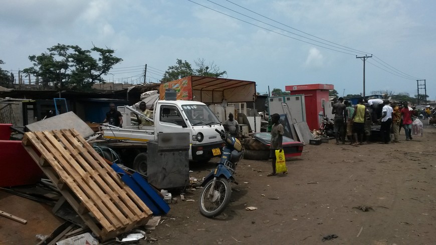 e waste dump in Agbobloshie, Ghana