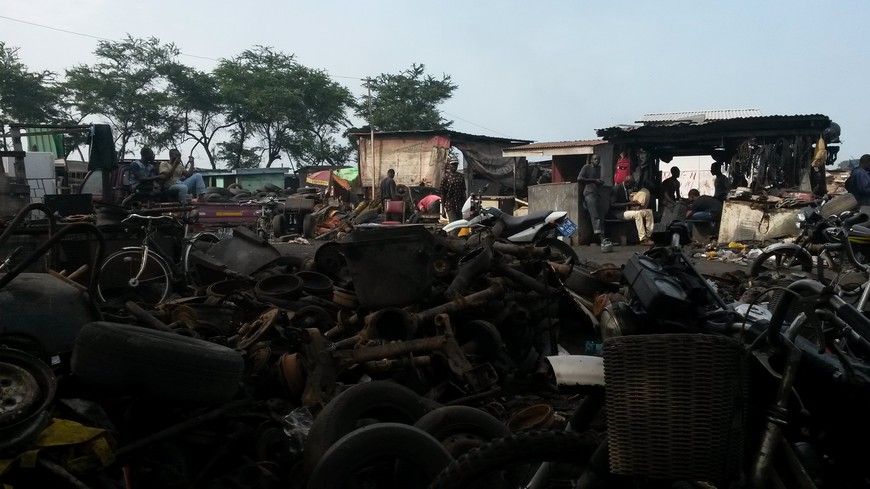 e waste dump in Agbobloshie, Ghana