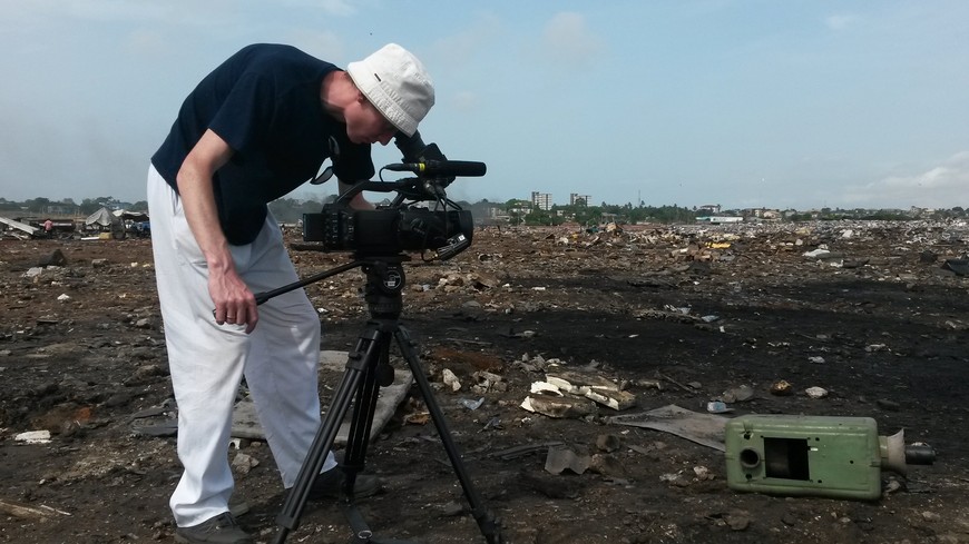 e waste dump in Agbobloshie, Ghana