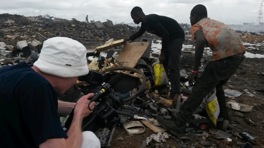 e waste dump in Agbobloshie, Ghana