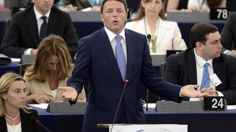 ​Премьер-министр Италии: Если бы Европа сделала селфи, она увидела бы своё измождённое лицо