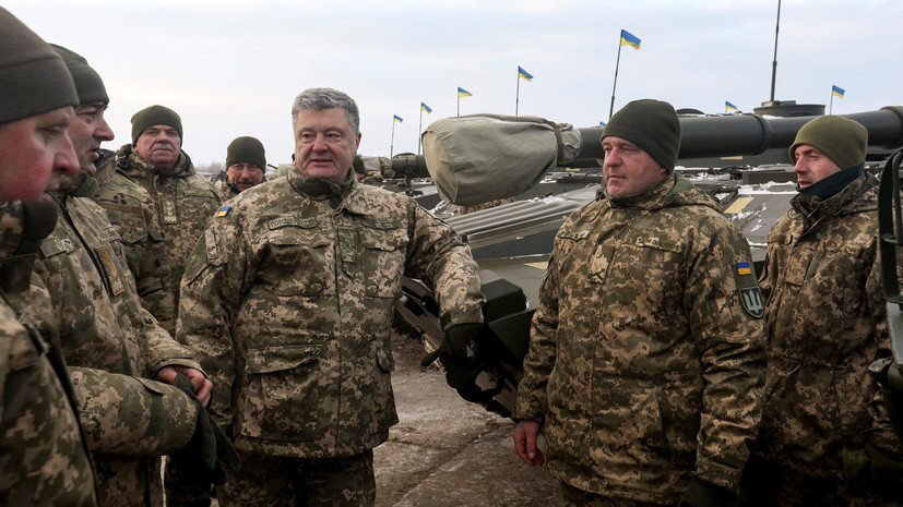 В ЛНР обвинили Порошенко в подготовке провокации ради нового военного положения
