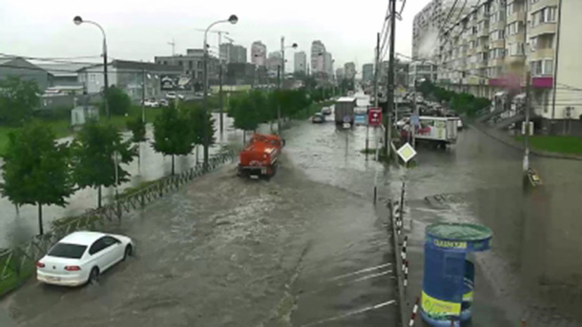 В МЧС сообщили о стабилизации ситуации в Краснодаре после сильных дождей