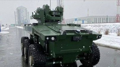 Рогозин сообщил, что в зоне спецоперации пройдёт испытания боевой робот Маркер